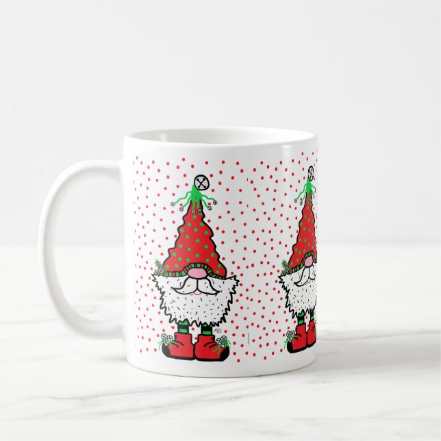 Café Caneca Gnome de Natal (Esquerda)