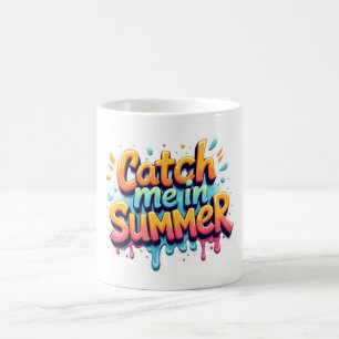 Café Caneca Graffiti de Verão Catch Me