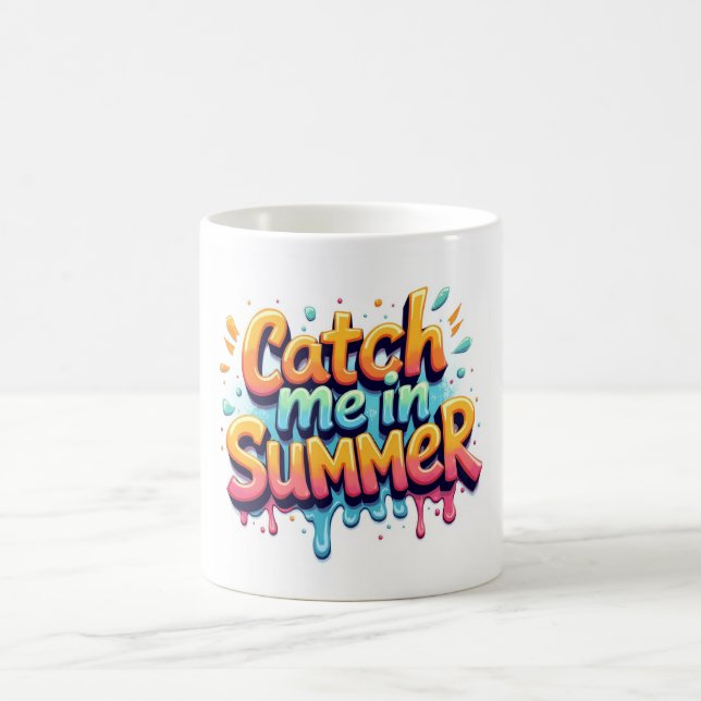 Café Caneca Graffiti de Verão Catch Me (Centro)