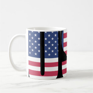 Café Caneca Gráfica com Código de Barras da Bandeira do