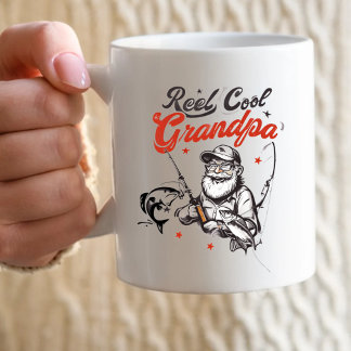 Café Caneca Gráfica de Pesca do Vovô Legal