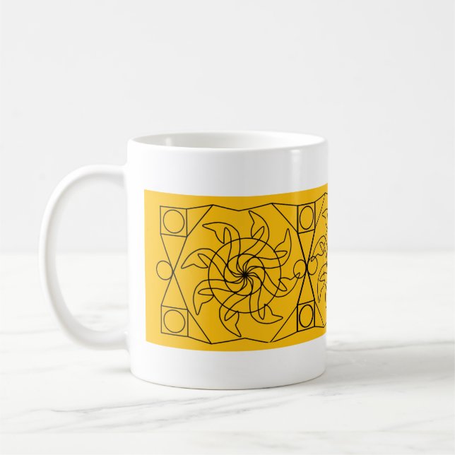 Café Caneca - Gráfico de Roda d'Água em Laranja (Esquerda)
