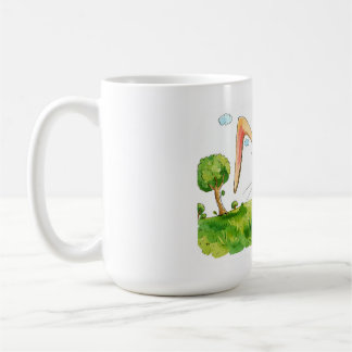 Café Caneca Grande de Coelho Engraçado - Coelho de Dese