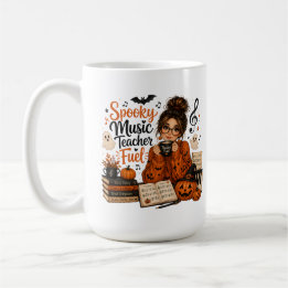 Café Caneca Grande de Halloween de Combustível de Profe