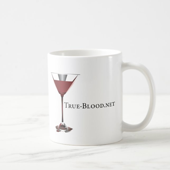 Café caneca grande de vidro de True-Blood.net Martini (Direita)