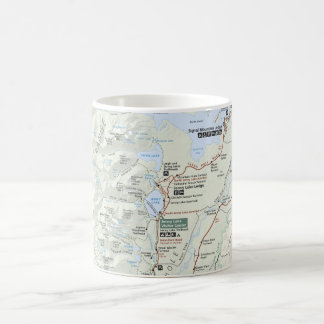 Café Caneca grande do mapa de Teton