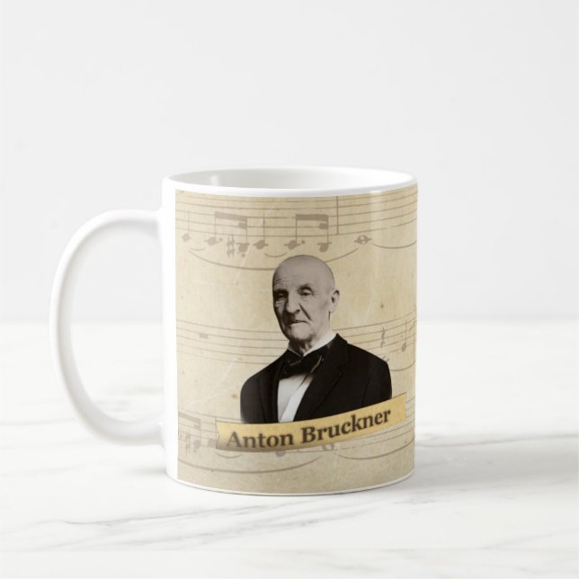 Café Caneca histórica de Anton Bruckner (Esquerda)