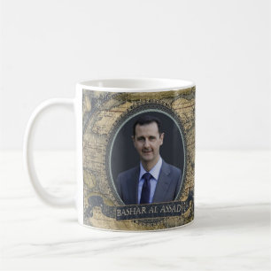 Café Caneca histórica de Assad do Al de Bashar