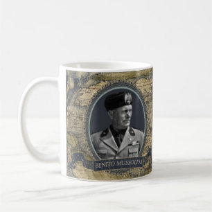 Café Caneca histórica de Benito Mussolini
