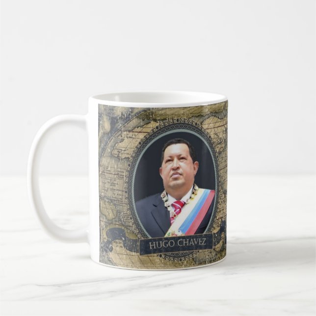 Café Caneca histórica de Hugo Chavez (Esquerda)