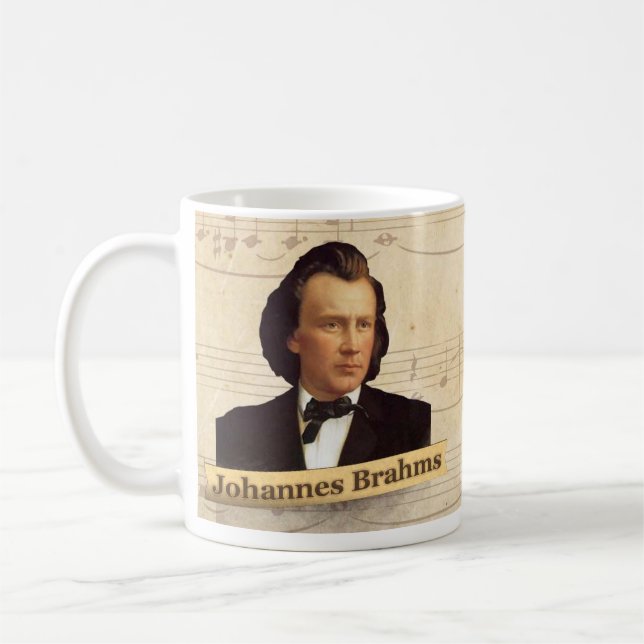Café Caneca histórica de Johannes Brahms (Esquerda)