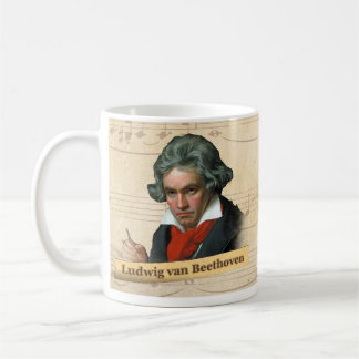 Café Caneca histórica de Ludwig van Beethoven