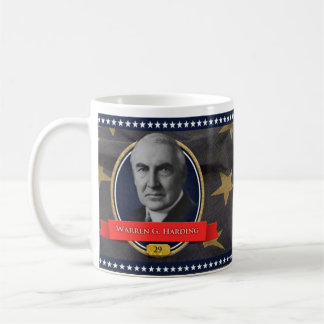 Café Caneca histórica de Warren G. Harding