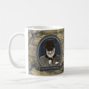 Café Caneca histórica de Winston Churchill