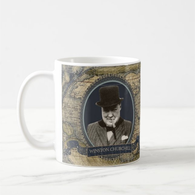Café Caneca histórica de Winston Churchill (Esquerda)