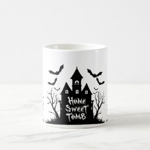 Café Caneca Home Sweet Tomb   Caneca Engraçada de Hallo