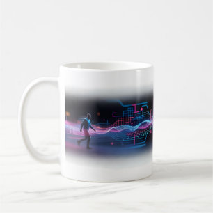 Café Caneca Homem Caminhando para Dentro de Campo de On