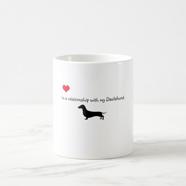 Café Caneca Humorística de Dachshund (Centro)