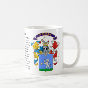 Café Caneca húngara da crista da família de Kalman