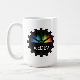 Café caneca iccDEV para um desenvolvedor de gerenciamen