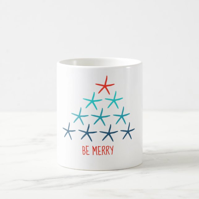 Café Caneca II da árvore de Natal da estrela do mar (Centro)