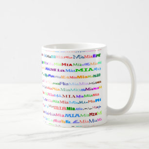 Café Caneca II do design de texto II de Mia