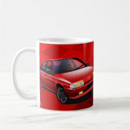 Café Caneca ilustrada 16V de Citroen BX GTI