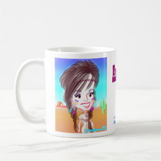 Café Caneca indiana da caricatura de Ashley