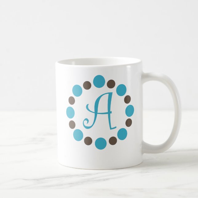 Café Caneca inicial "A " de Dotz (Direita)