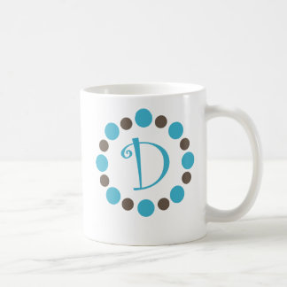 Café Caneca inicial "D " de Dotz