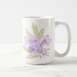 Café Caneca Inicial de Jacarandás Personalizada