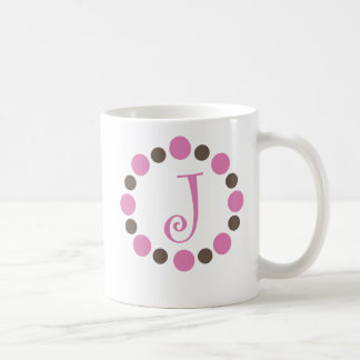 Café Caneca inicial "J " de Dotz
