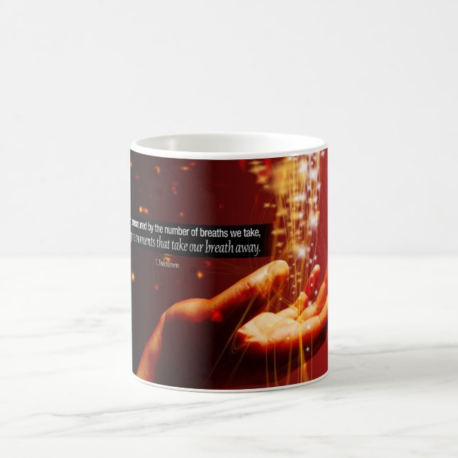 Café Caneca inspirada de medição da vida (Centro)
