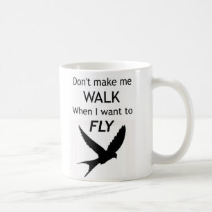 Café Caneca inspirador de ADHD - eu quero VOAR