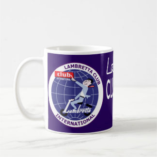 Café Caneca internacional do copo do clube de Lambretta
