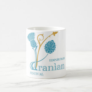 Café Caneca iraniana do festival de Edimburgo - branco