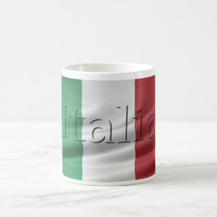Café Caneca italiana da bandeira de Italia