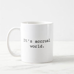 Café Caneca It's Accrual World, Caneca Engraçada de Con