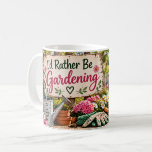 Café Caneca Jardim de Flores Amante de Jardinagem
