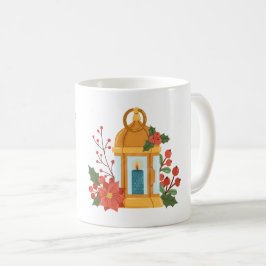 Café Caneca Lanterna Dourada | Caneca de Citação Inspir