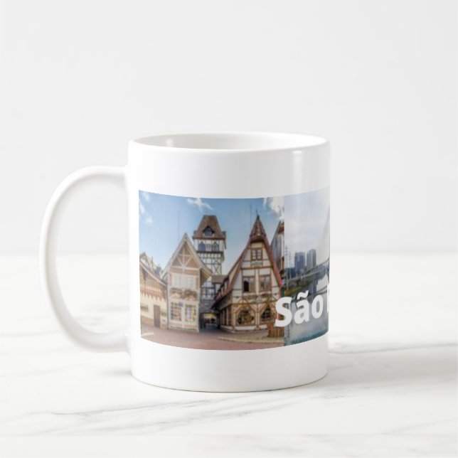 Café Caneca lembrança de São Paulo Brasil (Esquerda)