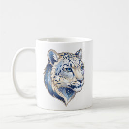 Café Caneca Leopardo-da-Nevada Celestial Linha de Luxo
