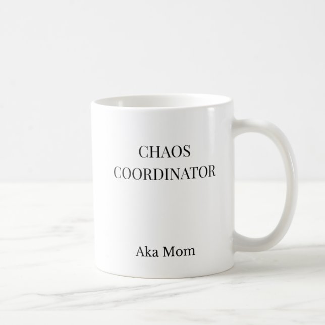 Café Caneca Mãe Coordenadora de Caos Engraçada | Minima (Direita)