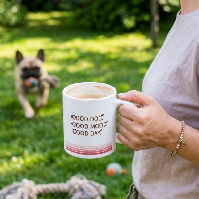 Café Caneca Mãe de Cachorro Bom Cachorro Bom Humor Cita (Criador carregado)