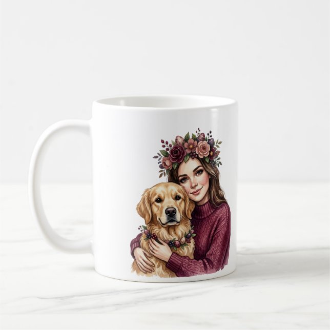 Café Caneca Mãe de Cachorro Golden Retriever (Esquerda)