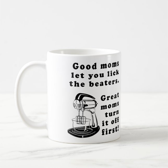 Café Caneca Mãe Divertida dos Beaters de Língua (Esquerda)
