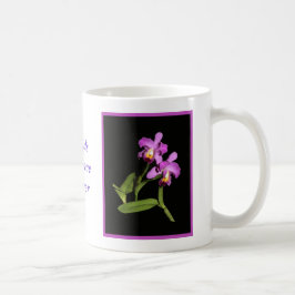 Café Caneca magenta impressionante da orquídea de