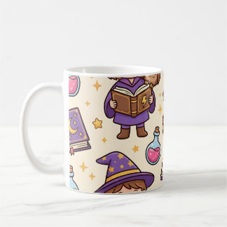 Café Caneca Mágica da Coruja Mágica – Padrão de Fantasi
