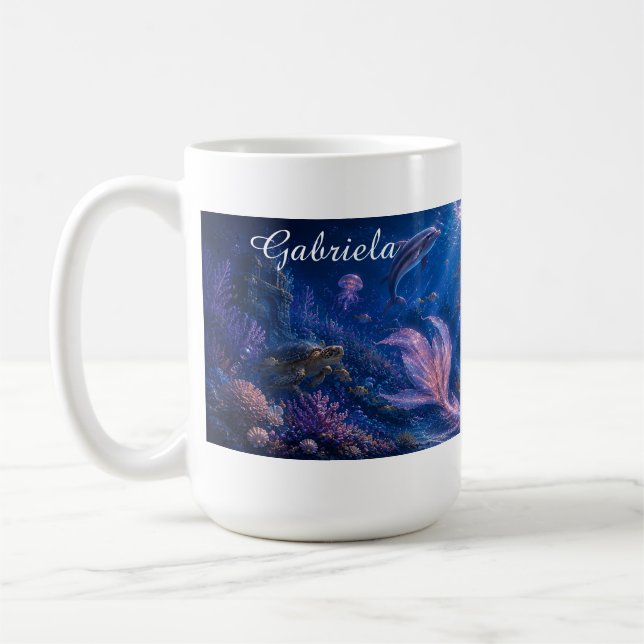 Café Caneca Mágica da Mareena com Fantasia de Sereia Ed (Esquerda)
