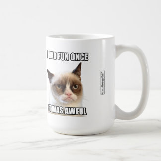 Café Caneca mal-humorada de Cat™ - "eu tive o